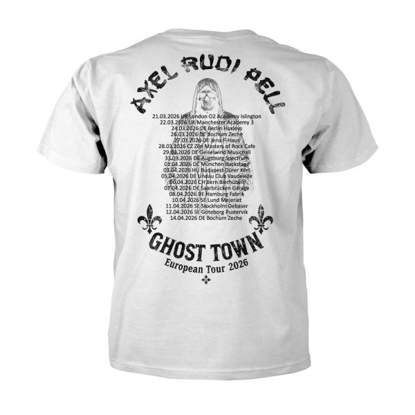 Axel Rudi Pell - T-Shirt White Vintage Ghost Town Tour 2026