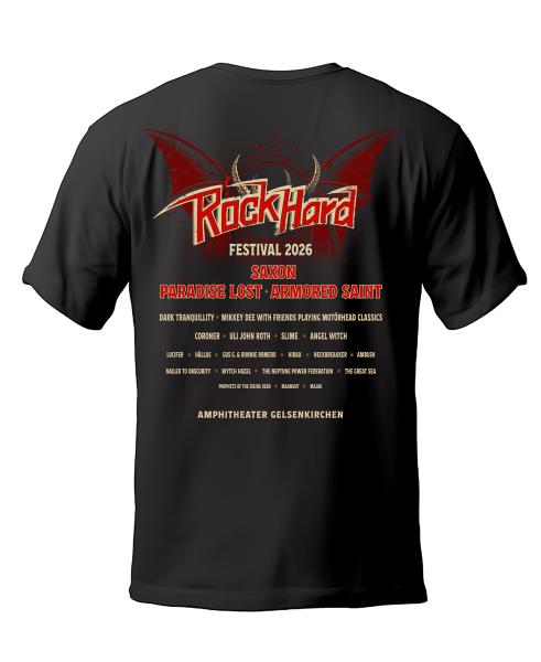 Rock Hard Festival 2026 - Main T-Shirt Back